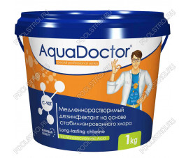 Медленный хлор AquaDoctor C-90T в таблетках 1кг Медленный хлор AquaDoctor C-90T в таблетках 1кг