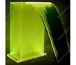 Водопад Aquaviva Г-образный (600х300 мм), RGB LED
