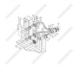 Гидромассаж Фитстар Combi-Whirl 8615020 (220/380 В, 2.6 Квт) компл: насос, 2 форсунки