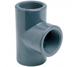 Тройник ПВХ Effast RERTIE025C 90° с внутренней резьбой, d3/4