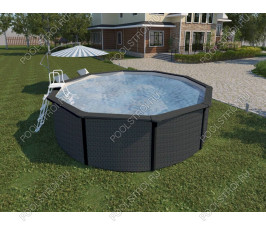 Морозоустойчивые бассейны MAGIC POOL (4,6х1,32м) (цвет ротанг) Морозоустойчивые бассейны MAGIC POOL (4,6х1,32м) (цвет ротанг)