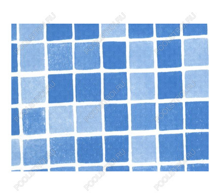 Пленка ПВХ 1.65х25.00м «Alkorplan-3000». «Byzance Blue».  мозаика неразмытая