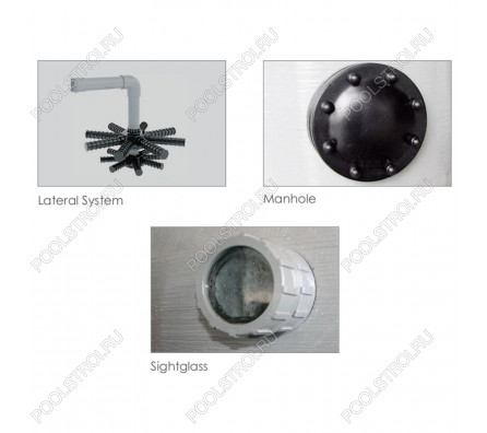 Фильтр глубокой фильтрации SDB900 (31,5м³/ч, 1,2м, 957кг, 63мм, бок)